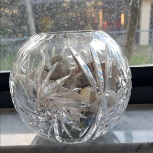 Crystal Cut Glass Vase